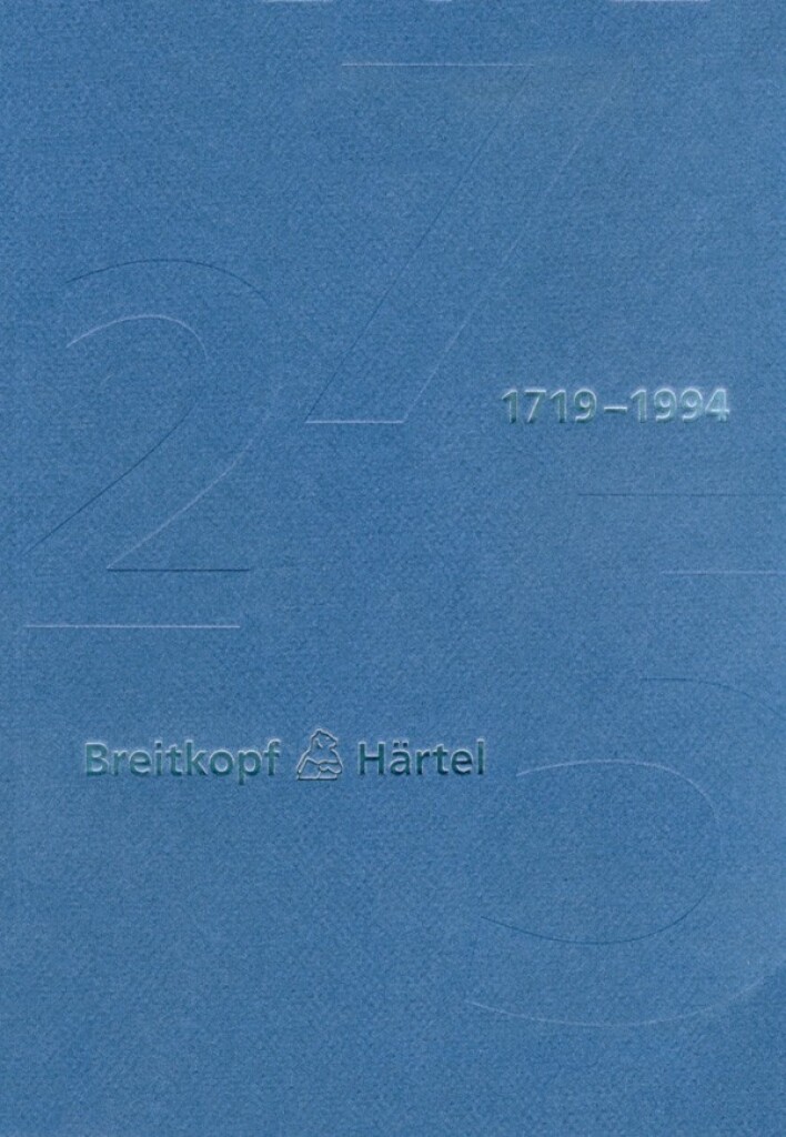 Breitkopf & Härtel 1719-1994